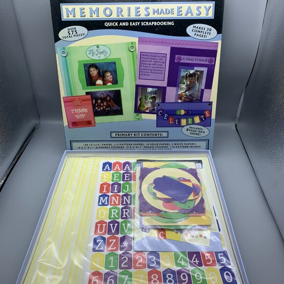NEW Memories Made Easy 30 Complete Page Scrapbooking Kit - Picture 1 of 7